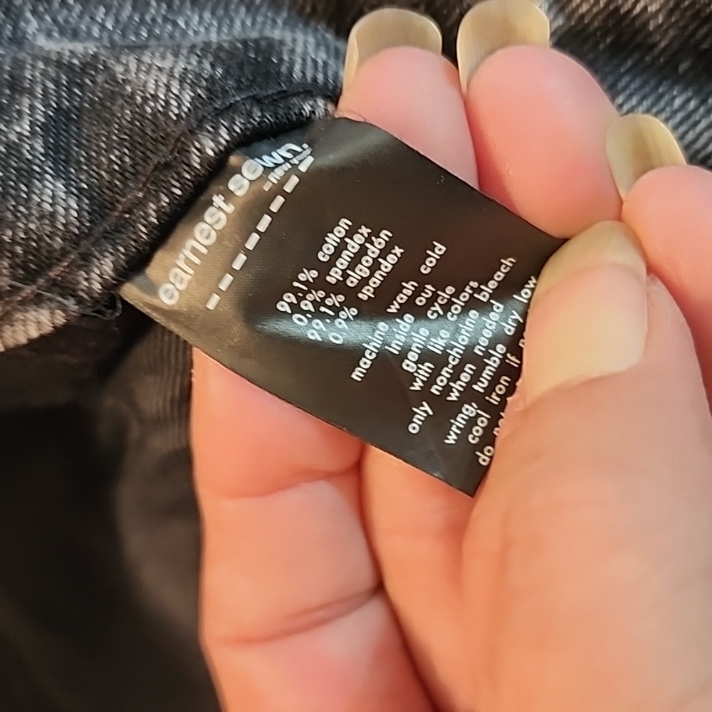 (9036) NWT EARNEST SEWN jeans - Picture 6 of 6